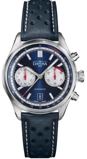 Davosa Newton Pilot Rally Chronograph Blue Limited Edition