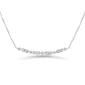 Diamond Bar Station Necklace