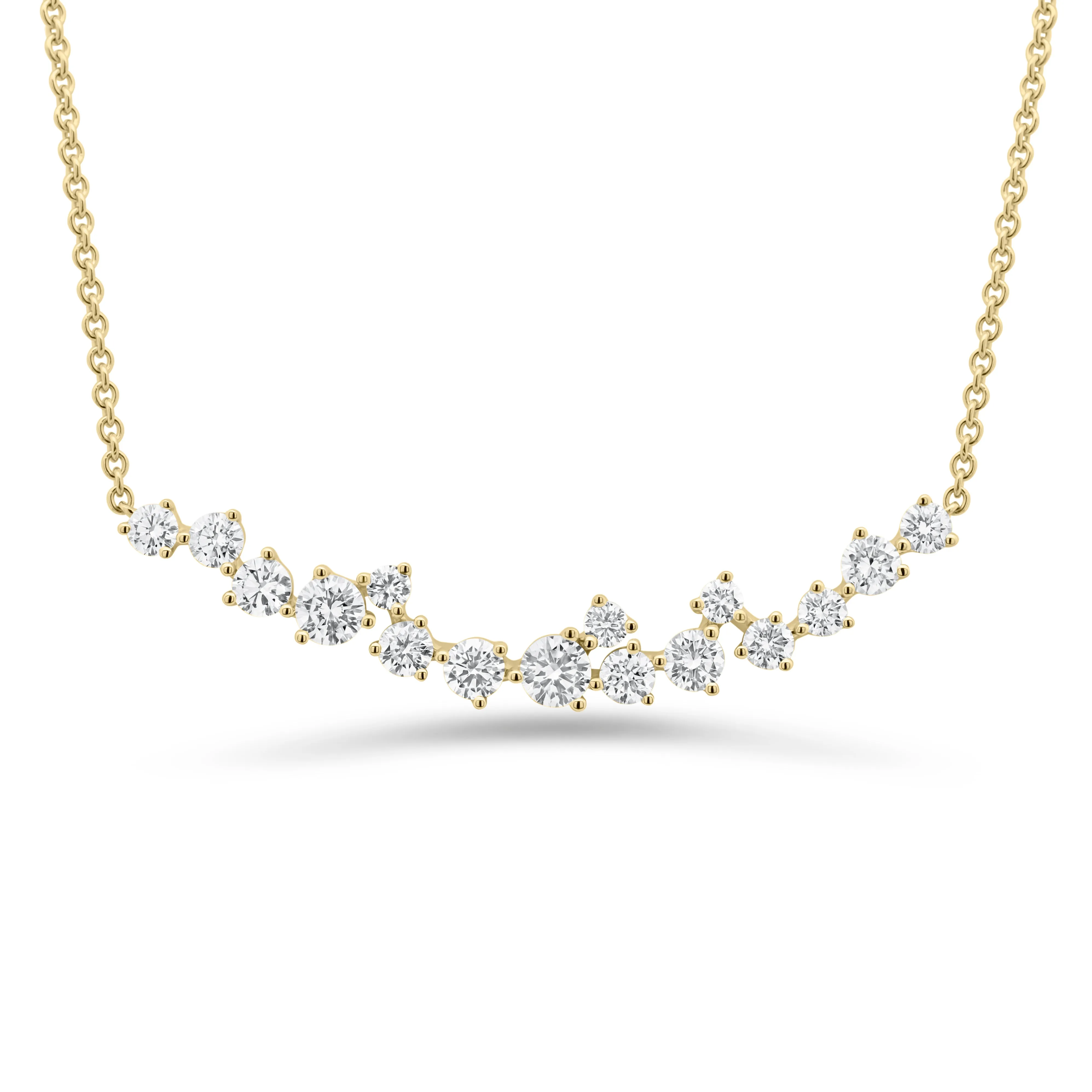 Diamond Large Confetti Bar Pendant