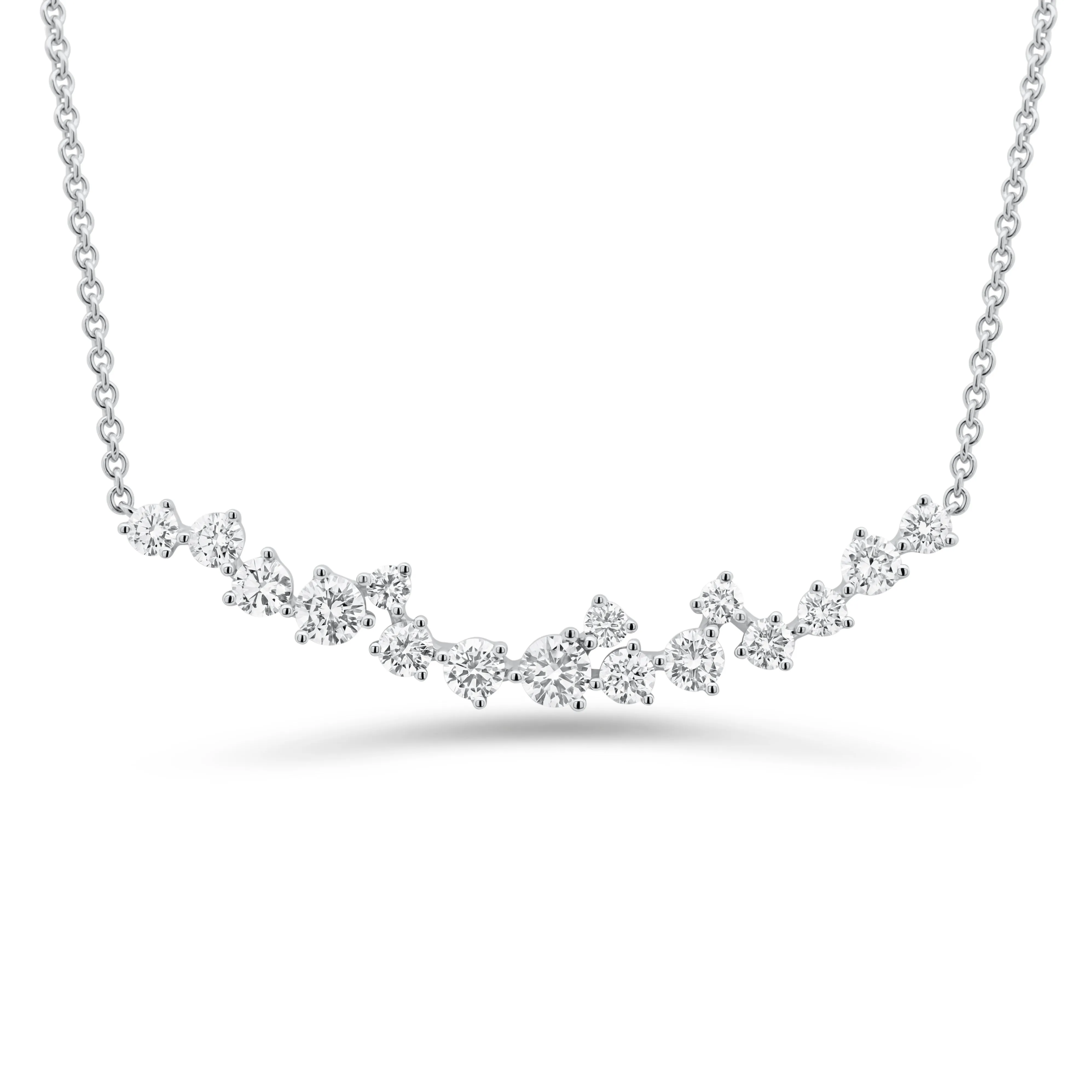 Diamond Large Confetti Bar Pendant