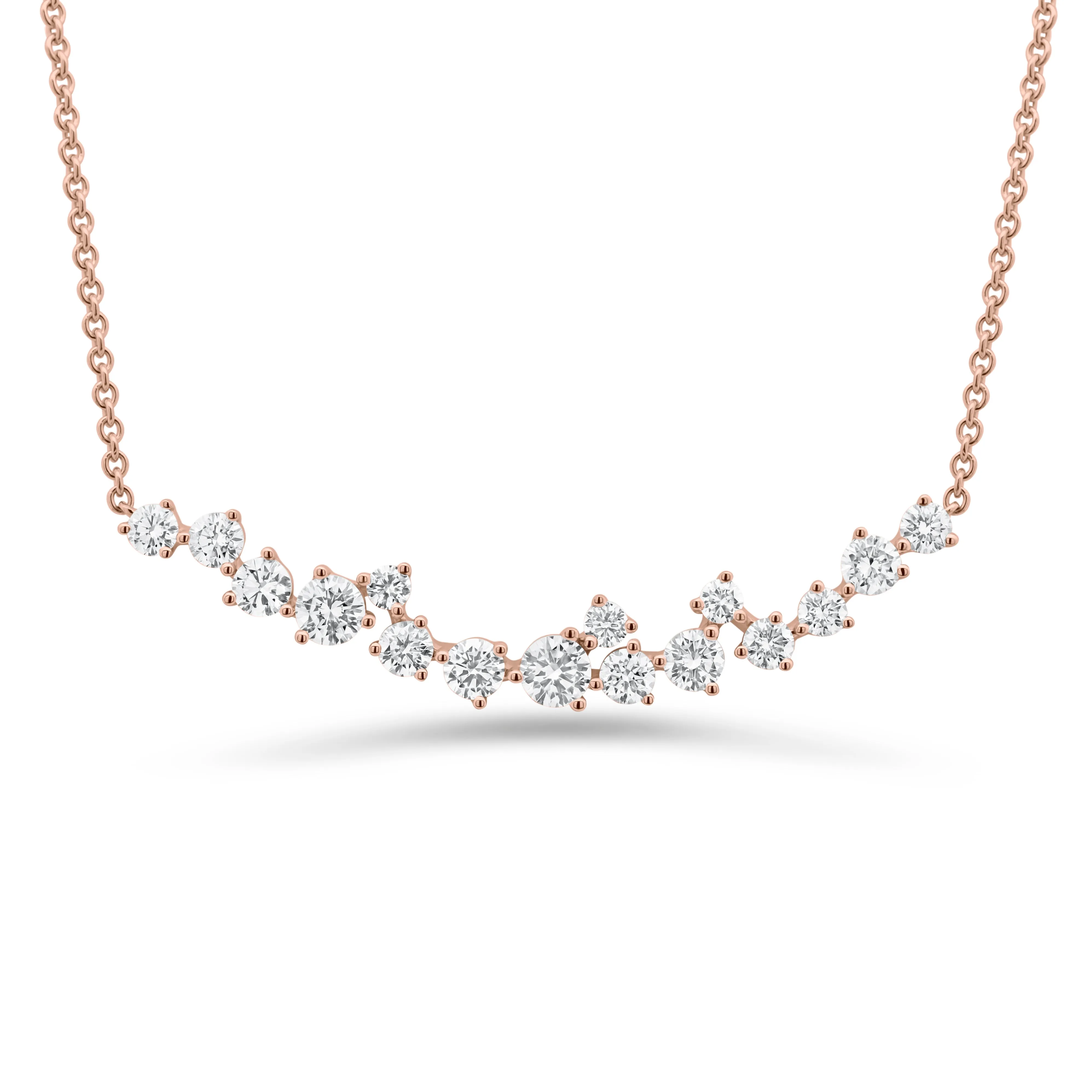 Diamond Large Confetti Bar Pendant