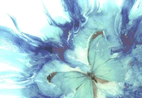 Dreaming Pastel Butterfly. Limited Edition Print. Seascape Wave Abstract Wall