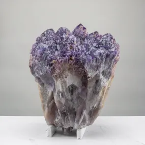 Elestial Amethyst Cluster Point from Brazil - 88lbs / 14"