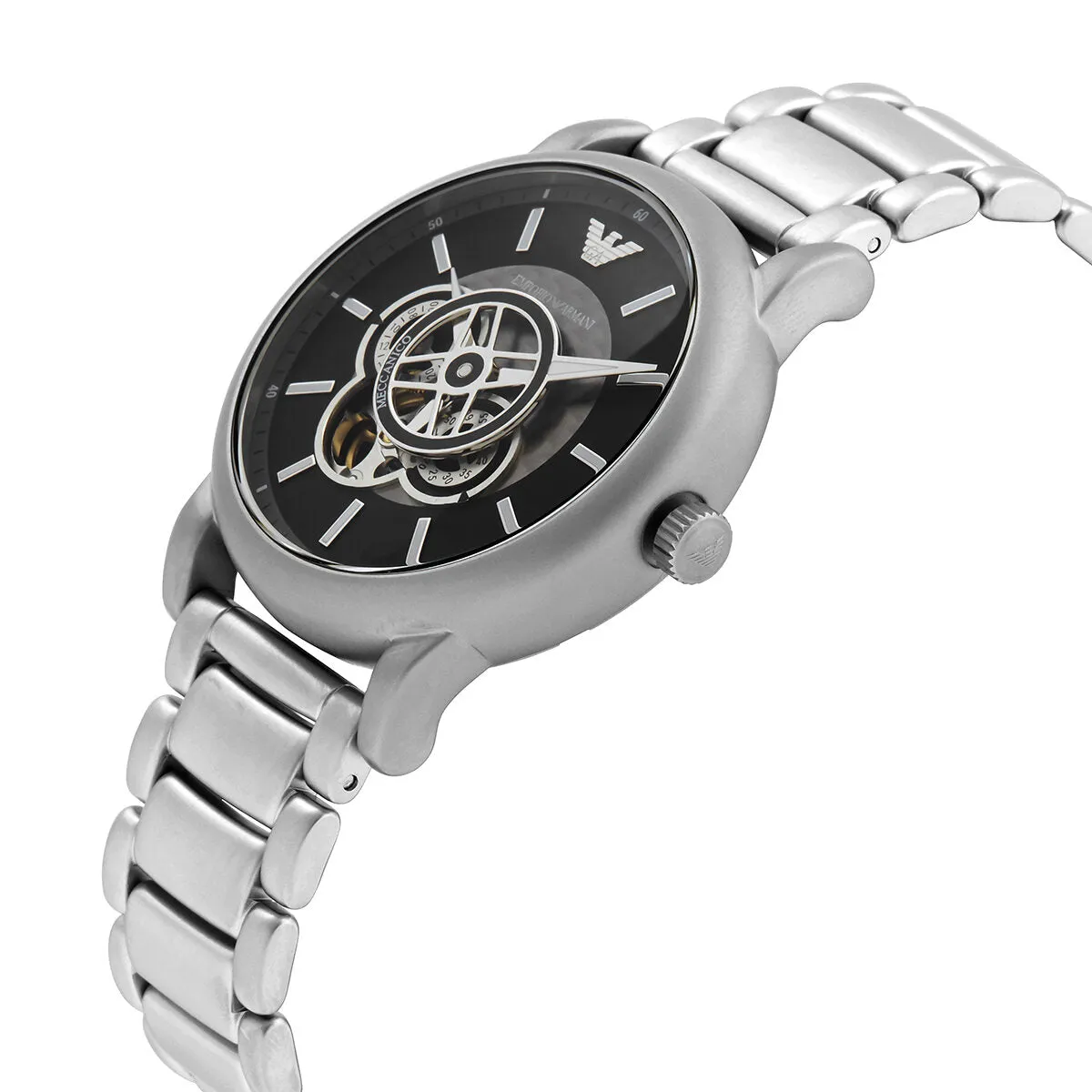 Emporio Armani Automatic Black Dial Men's Watch AR60021