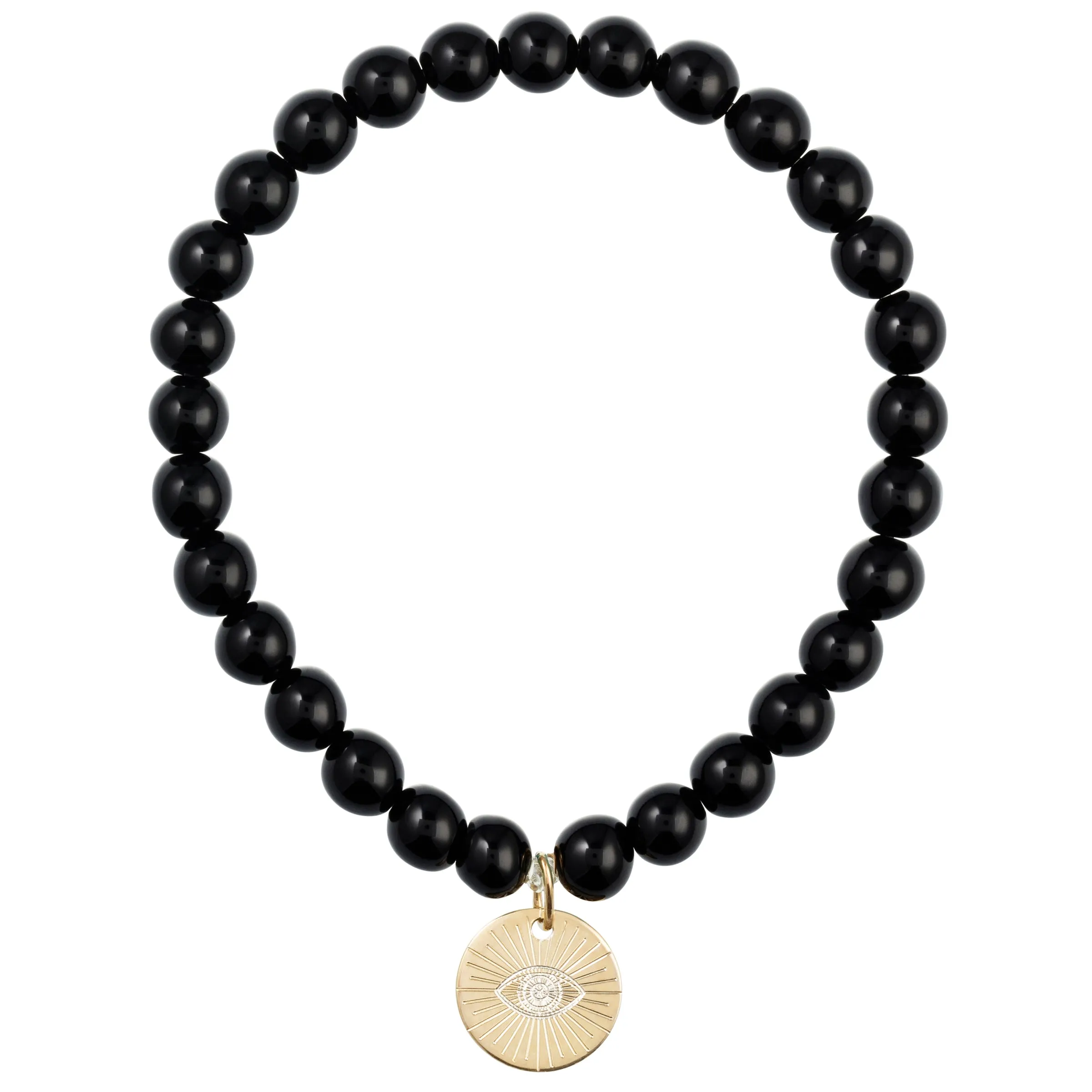 Eye of Providence & Protection Gemstone Bracelet - Gold / Turquoise