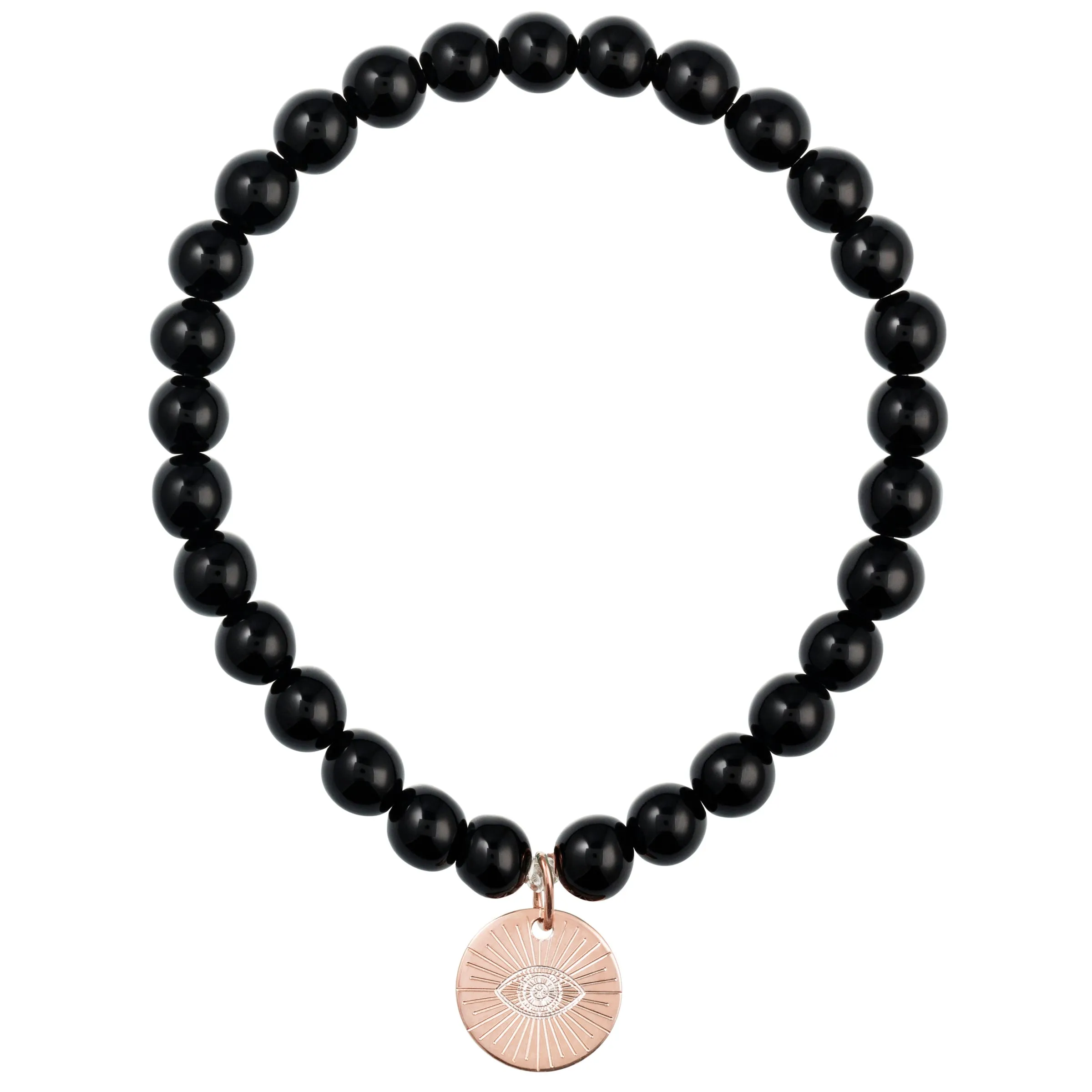 Eye of Providence & Protection Gemstone Bracelet - Gold / Turquoise