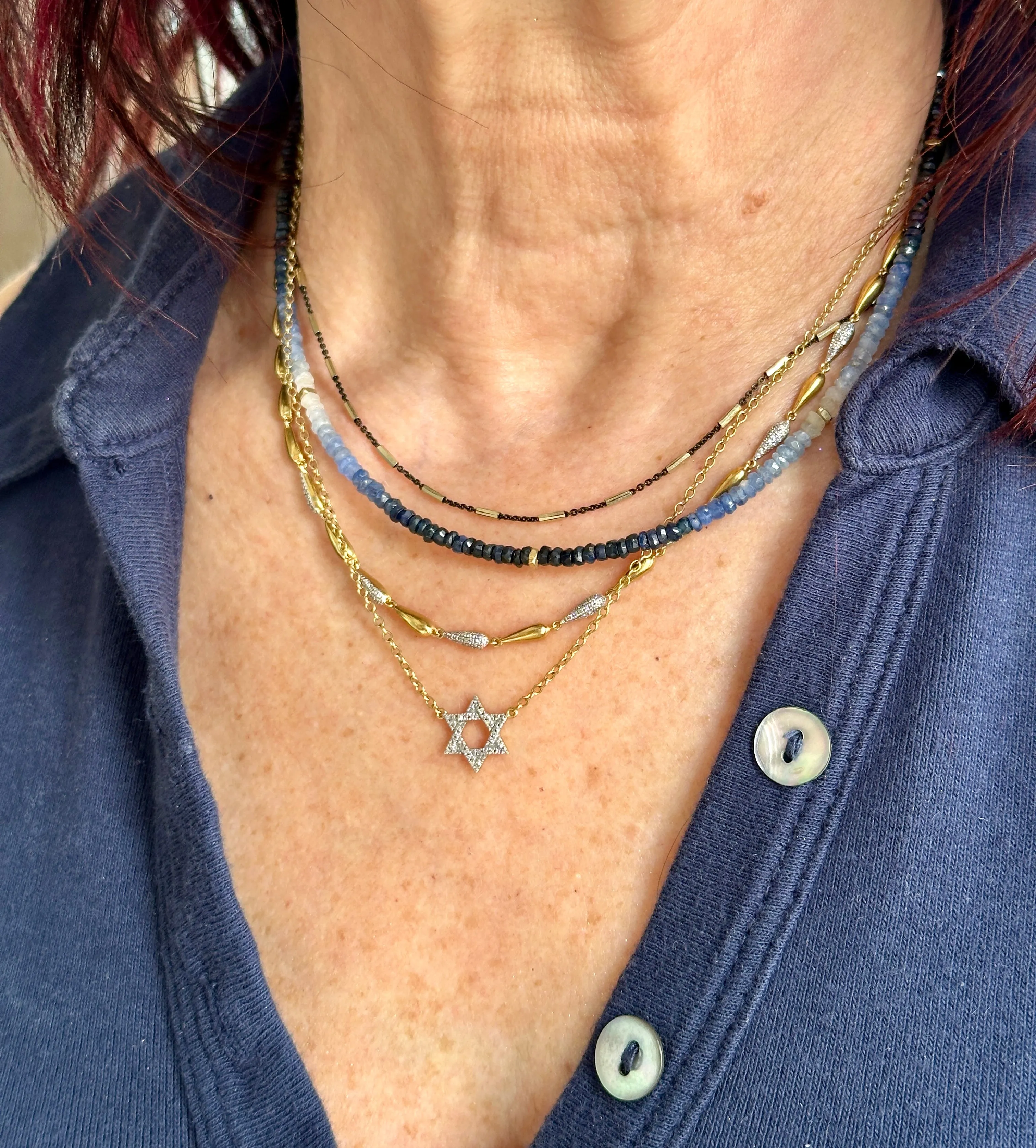 Faceted Gemstone Necklaces