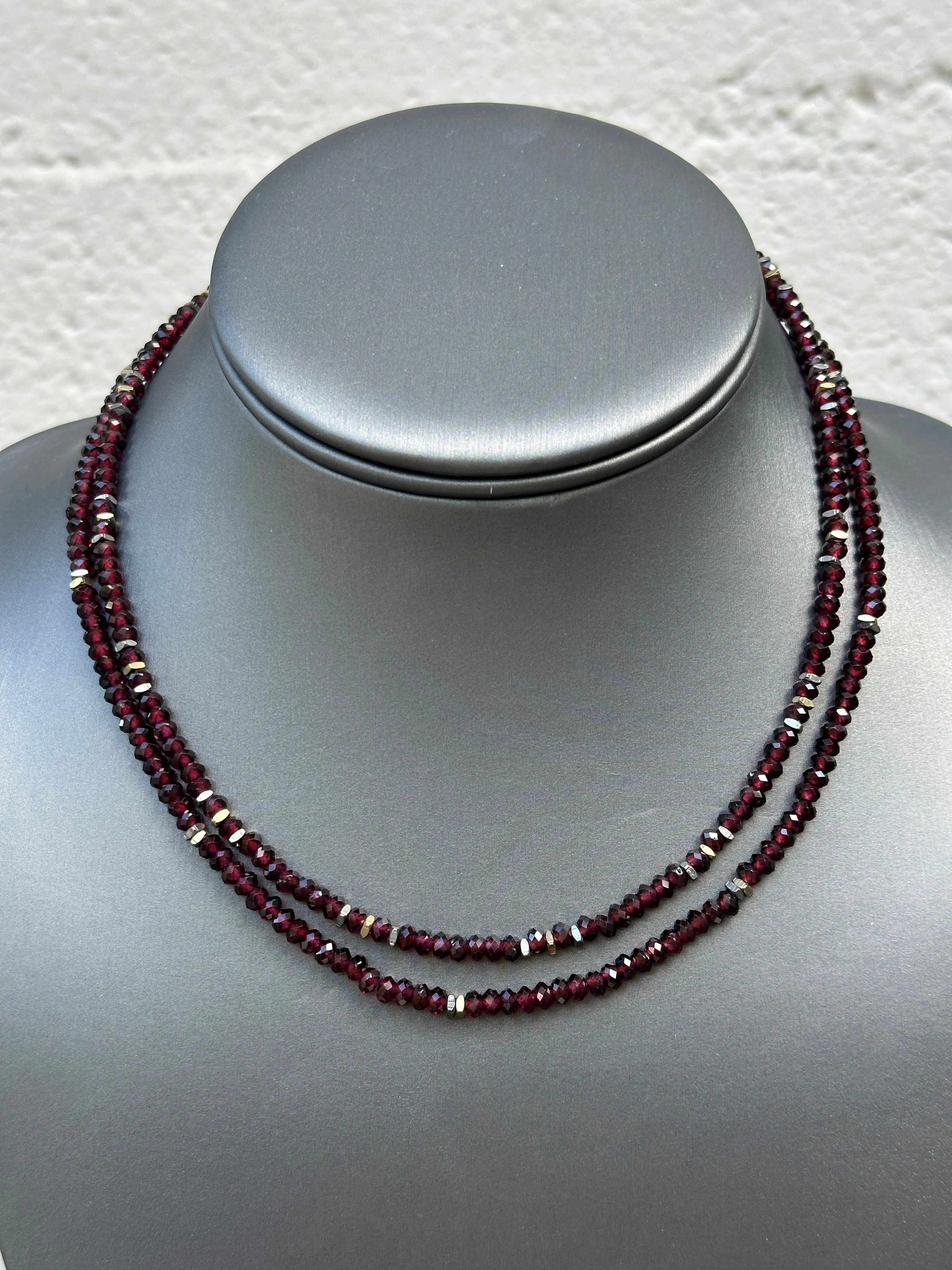 Faceted Gemstone Necklaces