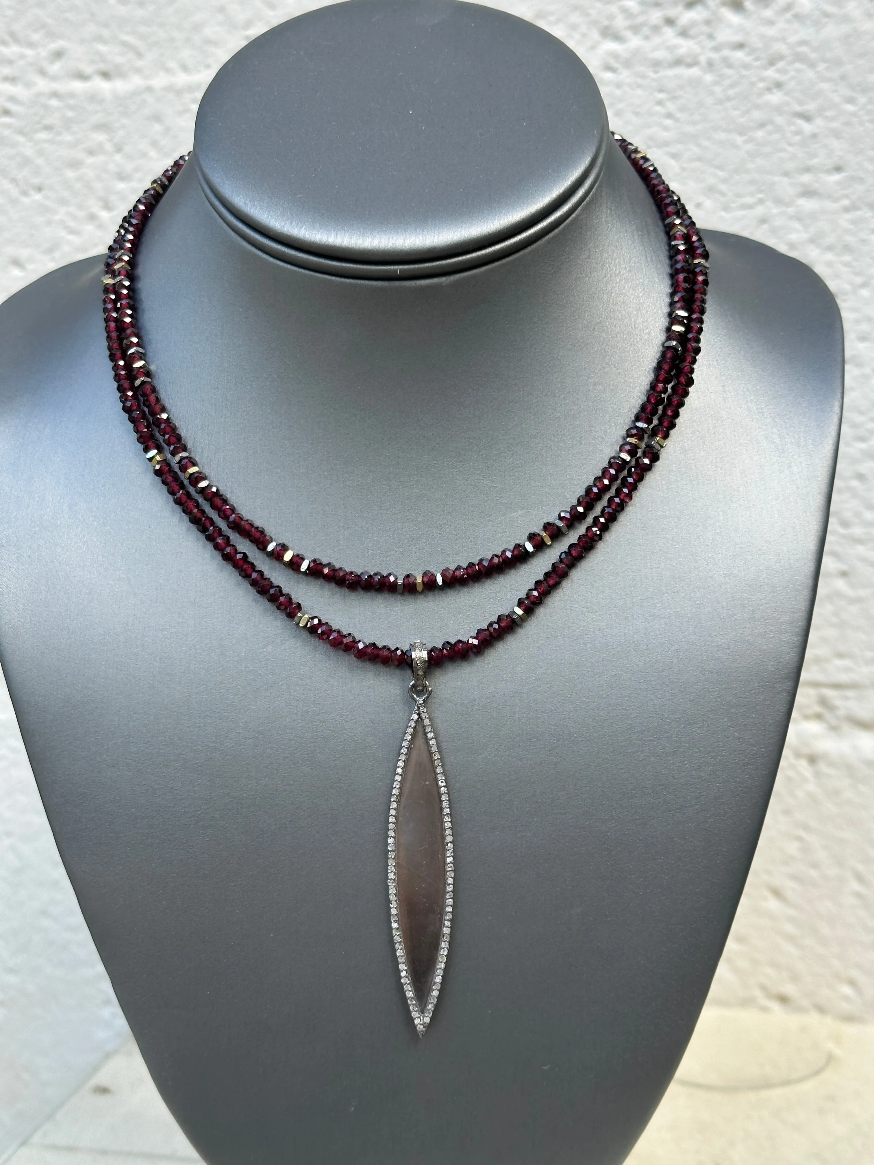 Faceted Gemstone Necklaces