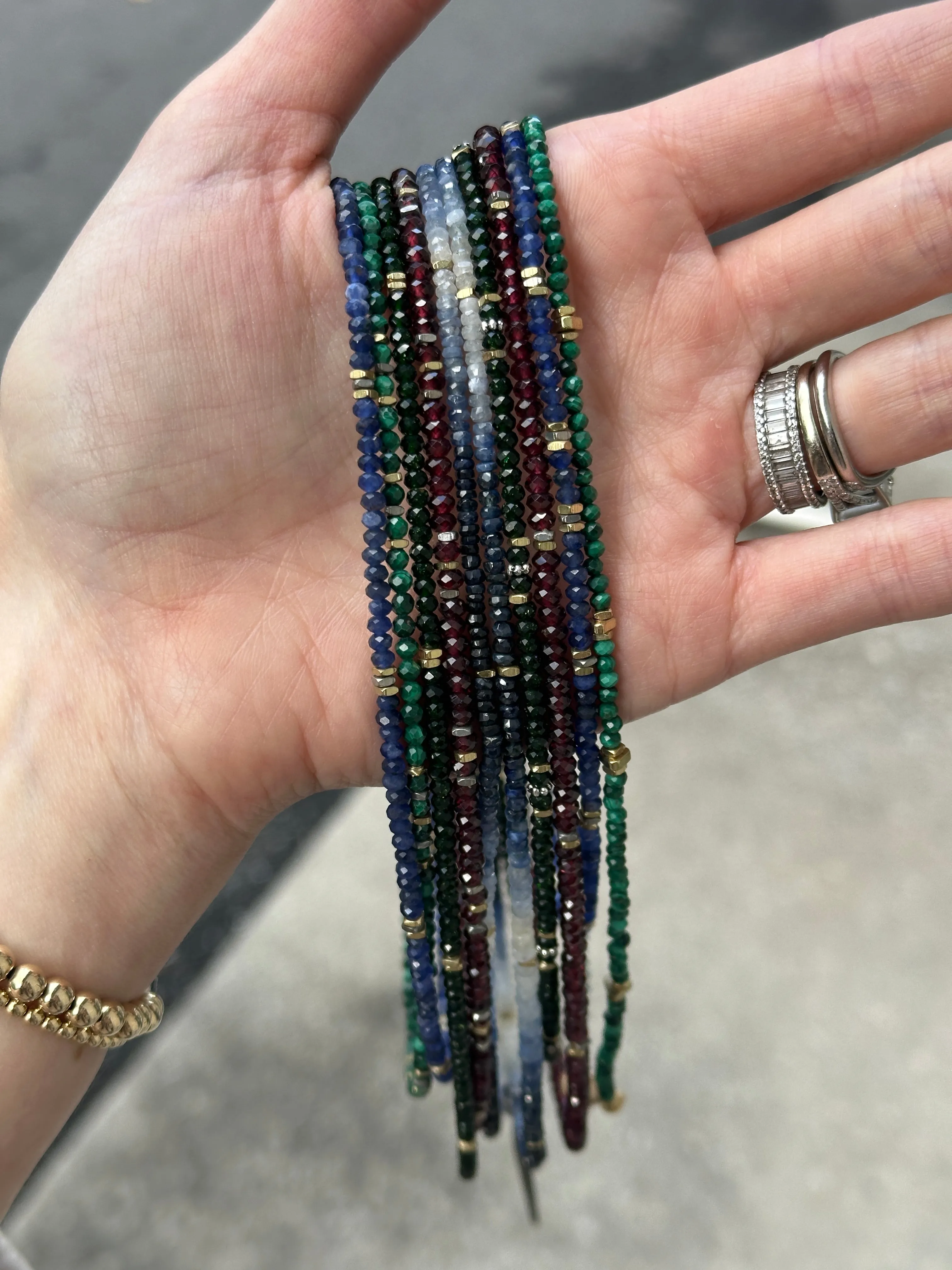 Faceted Gemstone Necklaces
