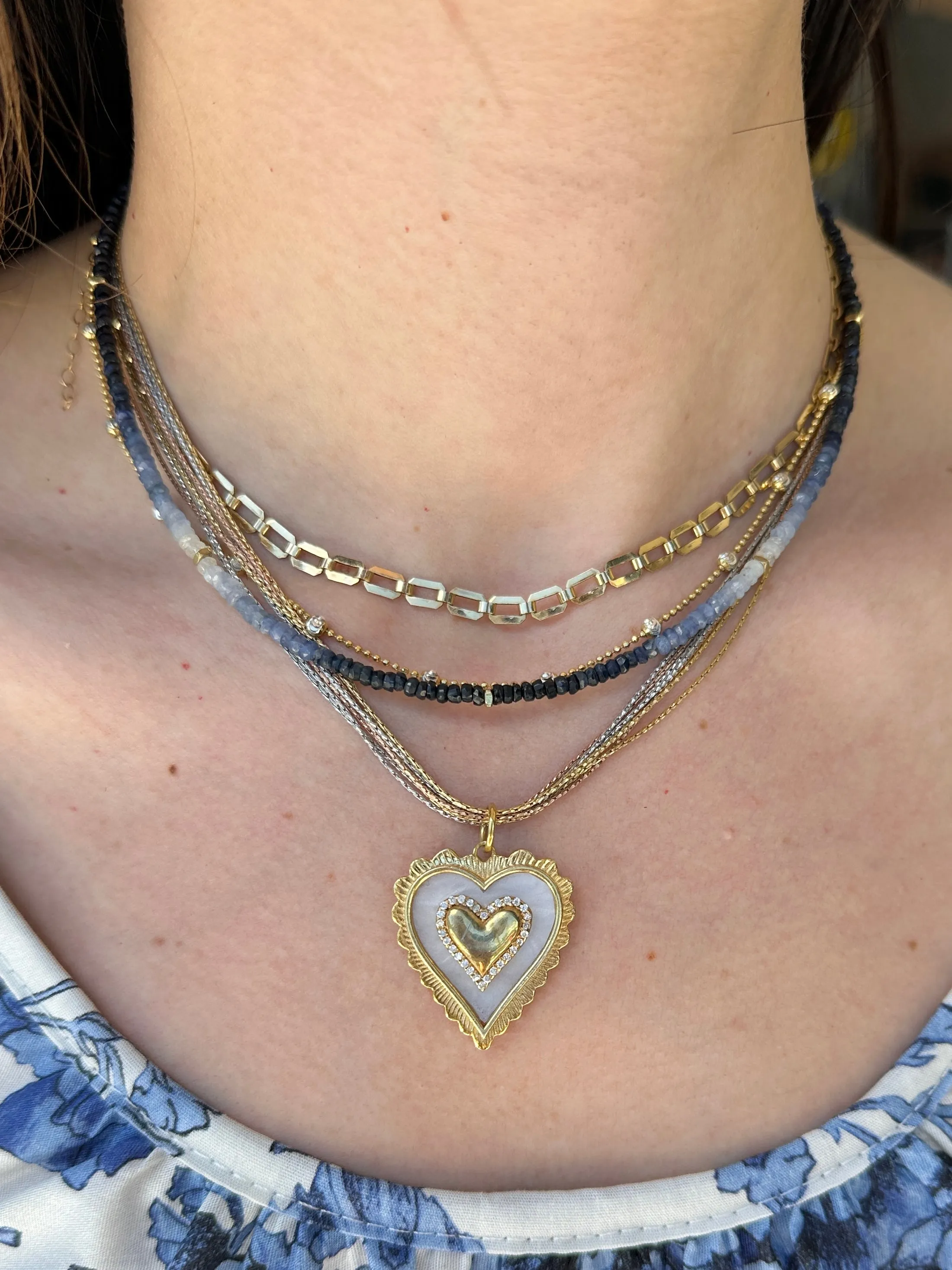 Faceted Gemstone Necklaces