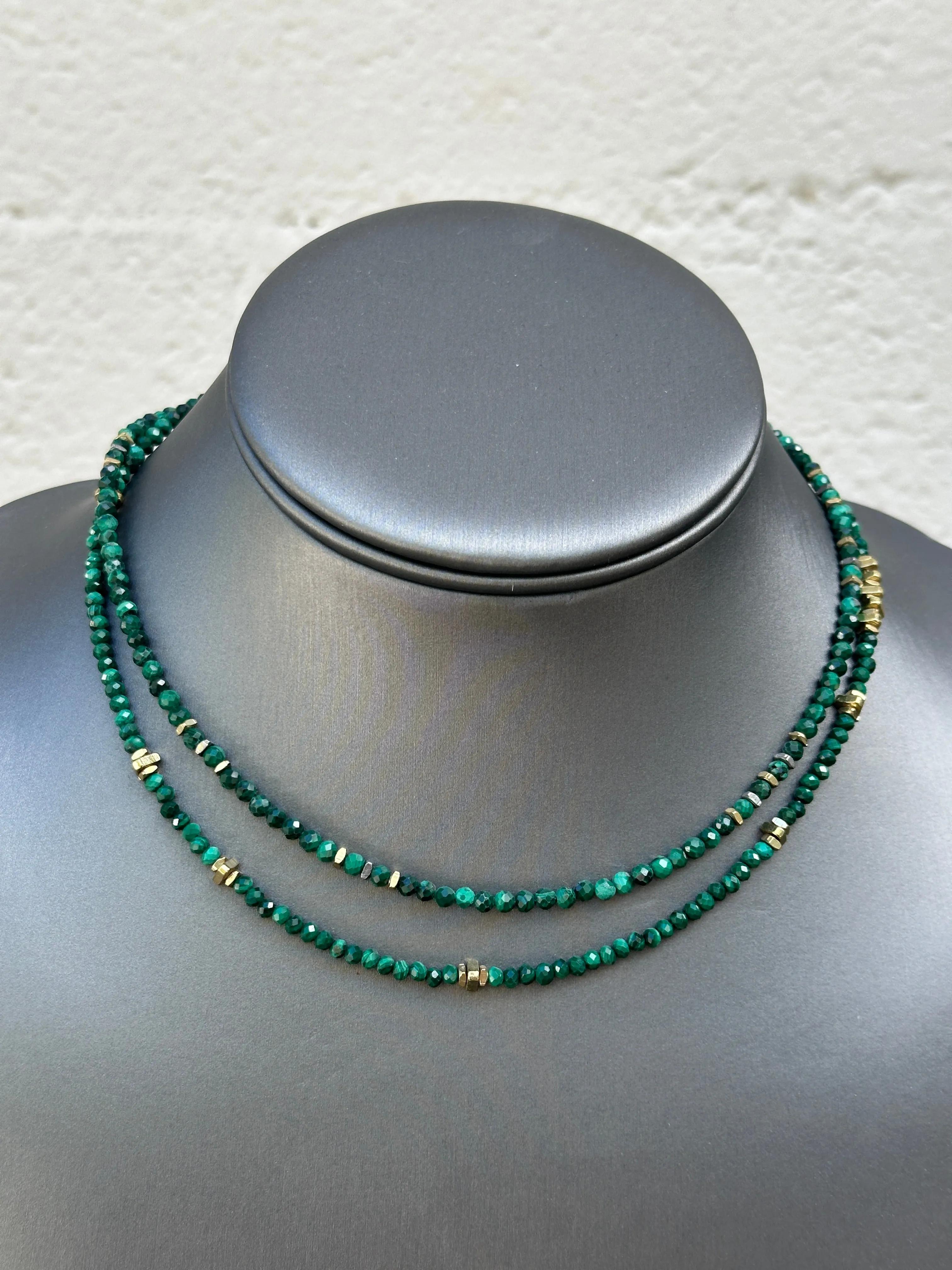 Faceted Gemstone Necklaces