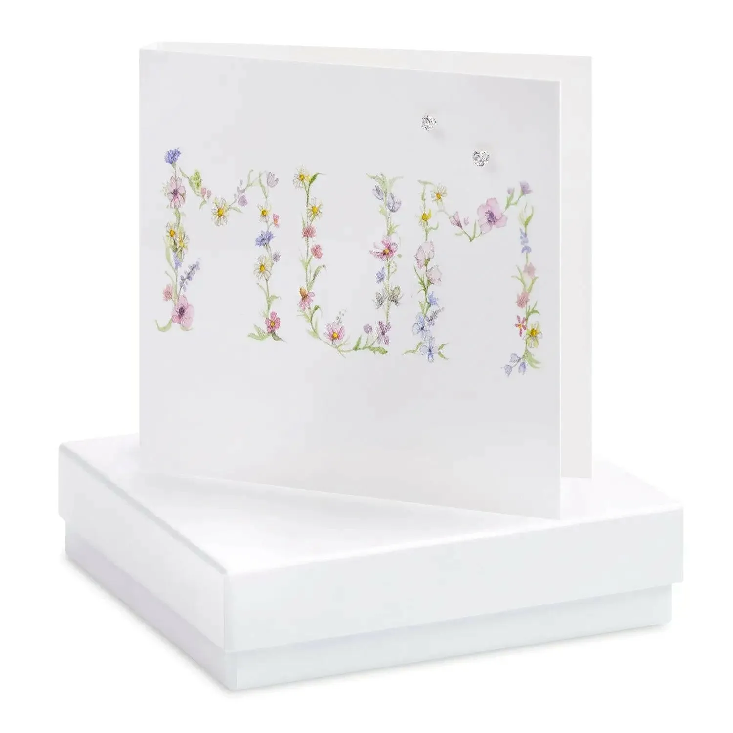 Floral Mum Sterling Silver Stud Earrings - Perfect for Gifting and Everyday Wear