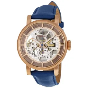 Fossil Original Boyfriend Automatic Skeleton Dial Ladies Watch ME3086