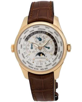 Girard Perregaux World Time Perpetual Automatic White Dial Men's Watch 90280-52-131-BACA