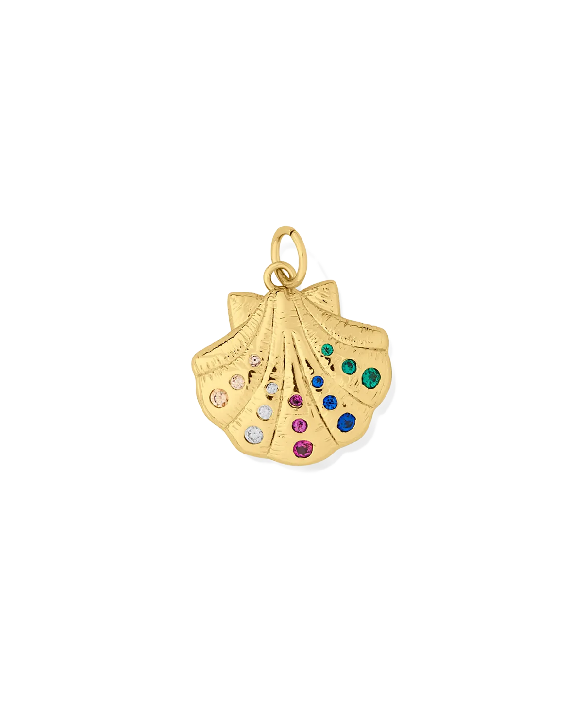 Gold Shell Charm