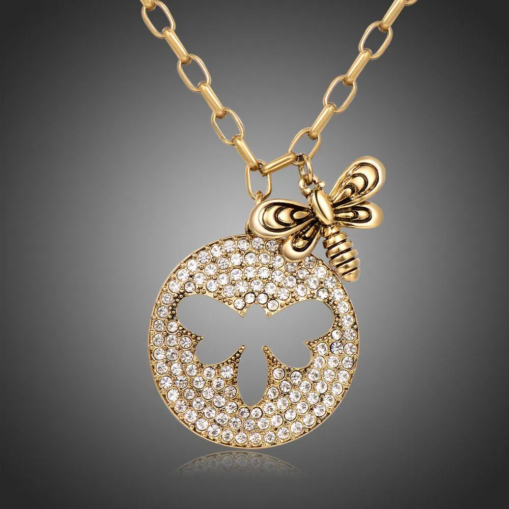 Golden Bee Necklace -KFJN0292