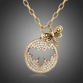 Golden Bee Necklace -KFJN0292