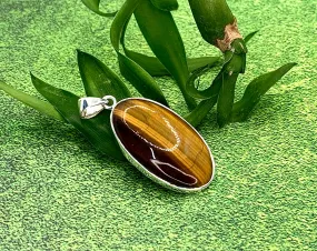 Golden Tiger's Eye Small Oval Pendant