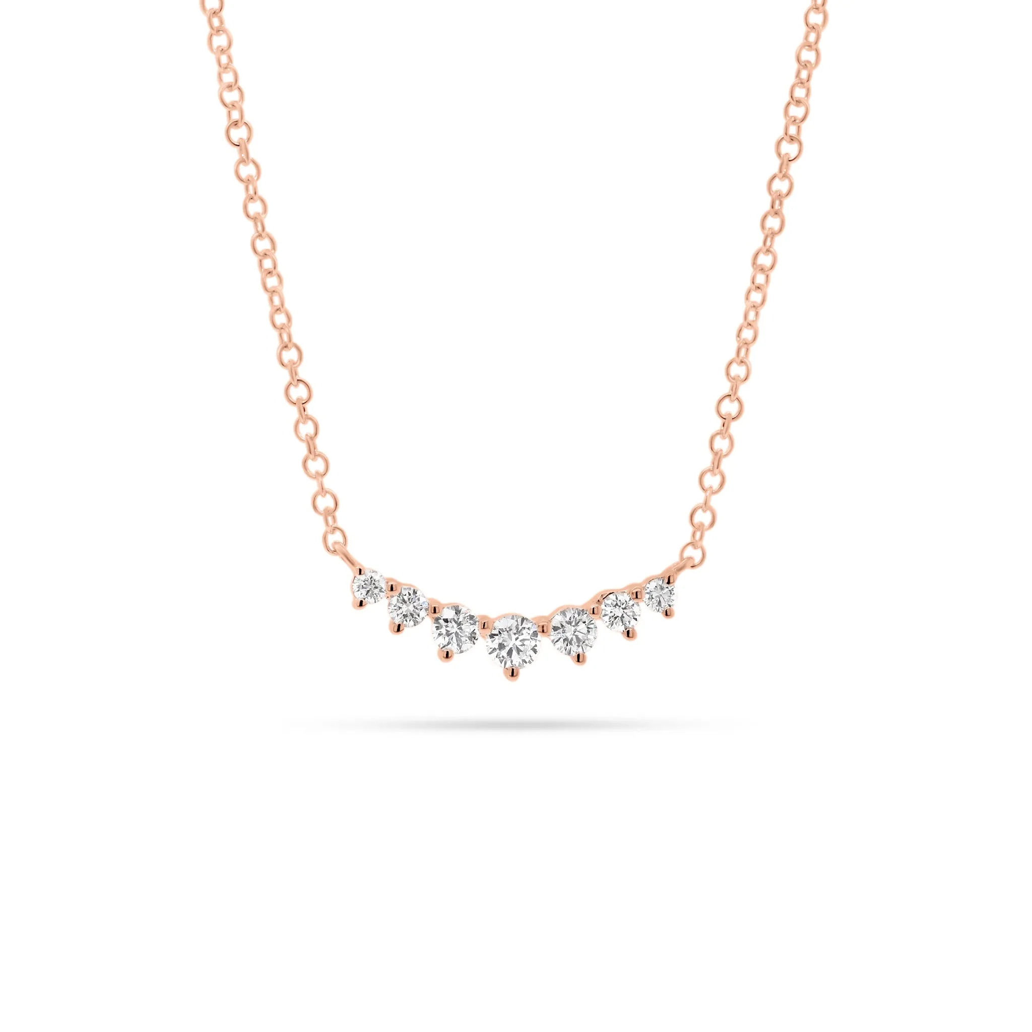 Graduated Diamond Bar Pendant