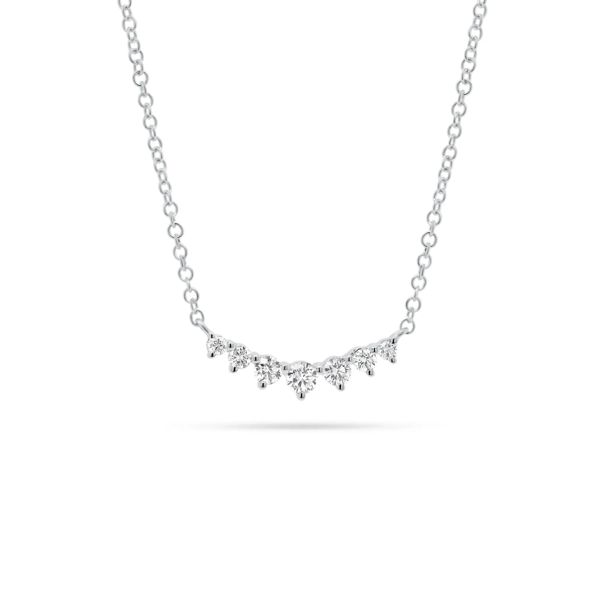 Graduated Diamond Bar Pendant
