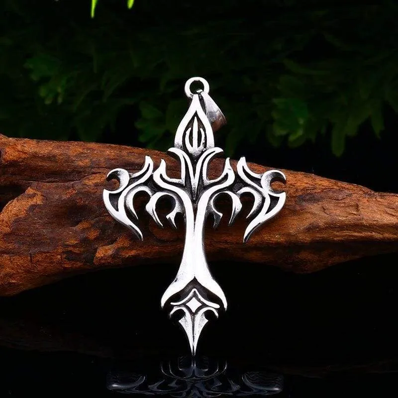 green stone Stainless Steel pendant necklace man power glory compass Jewelry