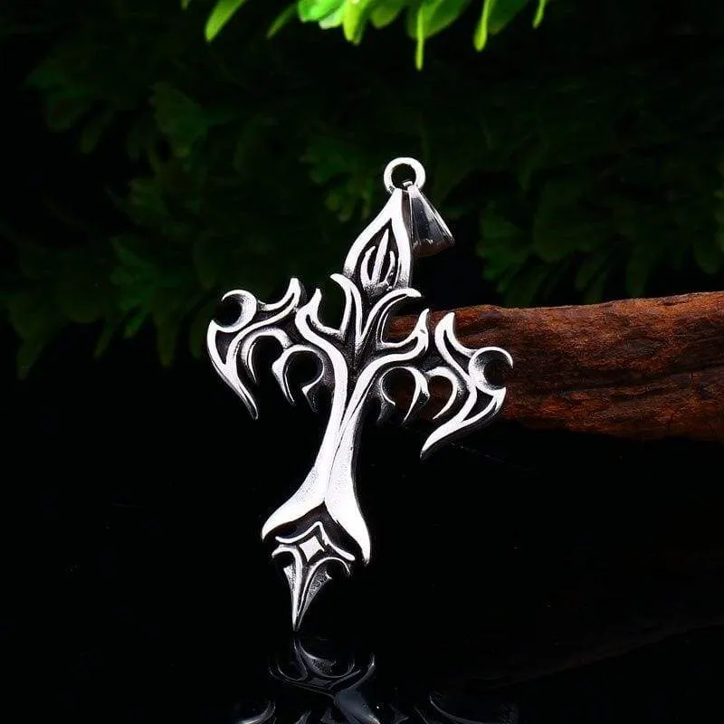 green stone Stainless Steel pendant necklace man power glory compass Jewelry