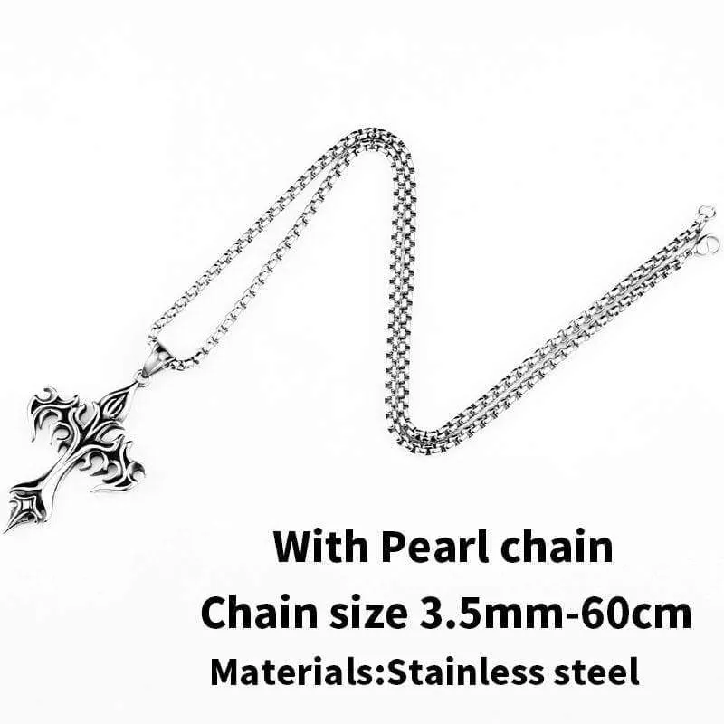green stone Stainless Steel pendant necklace man power glory compass Jewelry