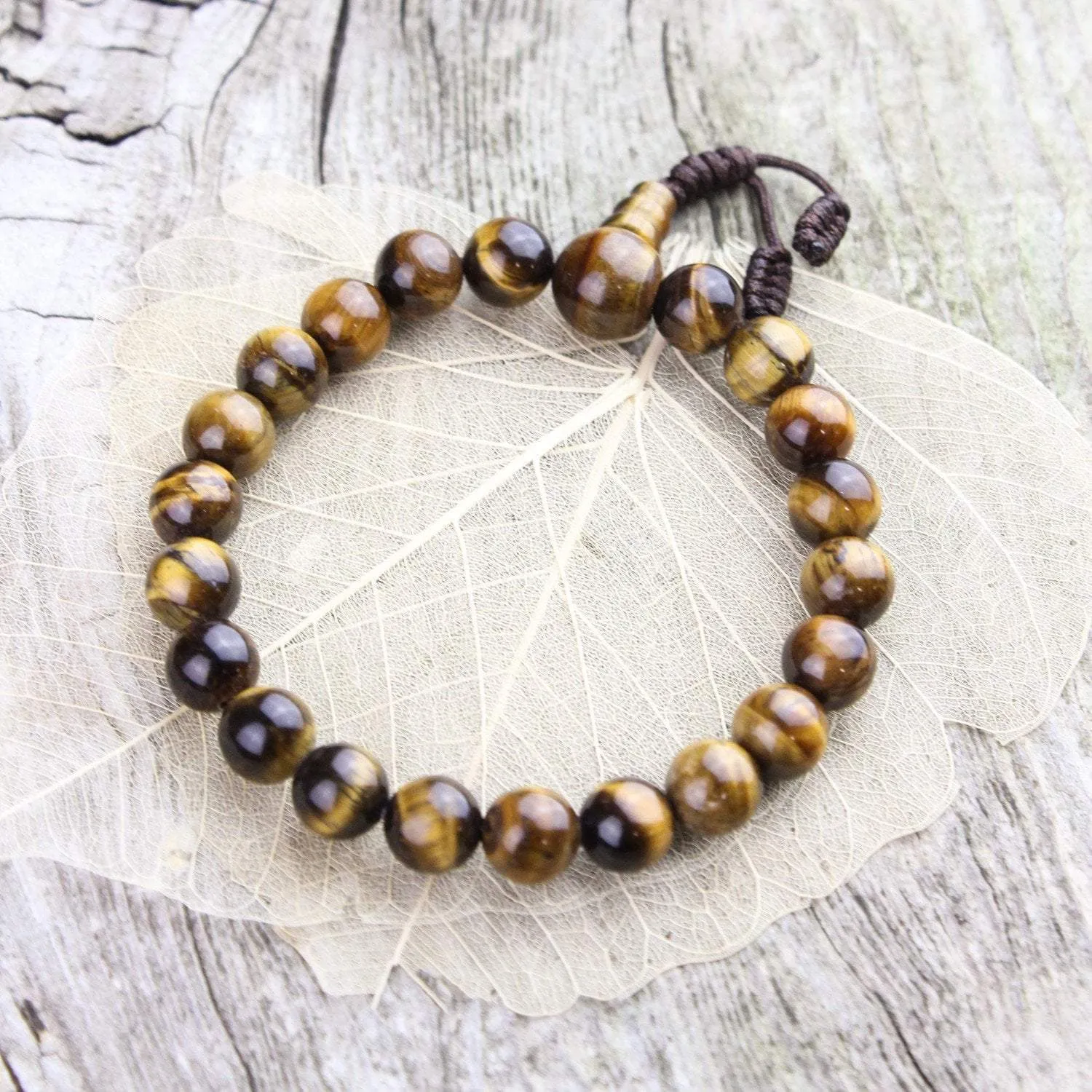 Grounding Tiger Eye Wrist Mala