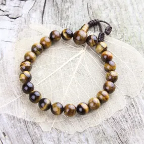 Grounding Tiger Eye Wrist Mala
