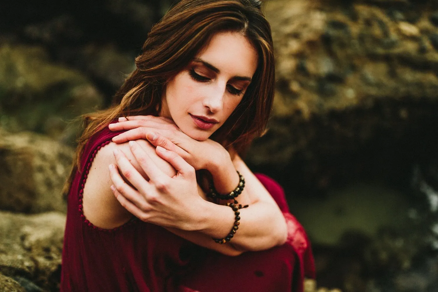 Grounding Tiger Eye Wrist Mala