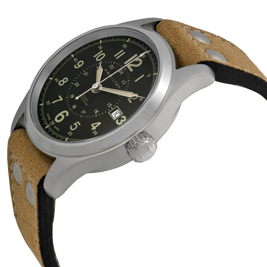 Hamilton Khaki Field Automatic Black Dial Men's Watch H70595593