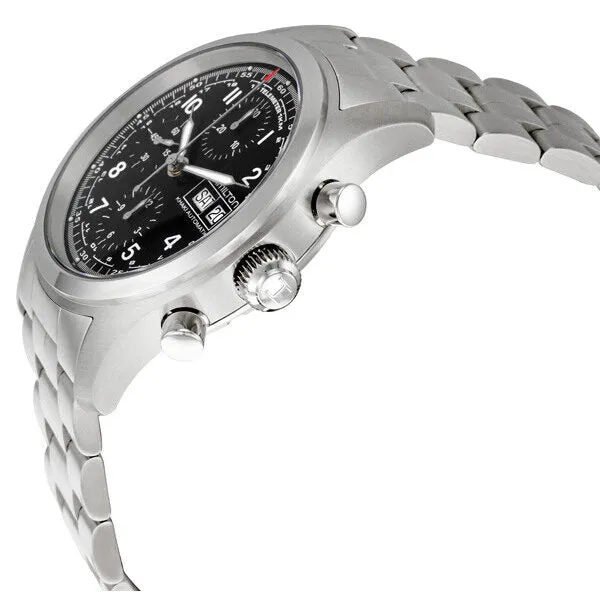Hamilton Khaki Field Black Dial Chronograph Automatic Men's Watch H71516137