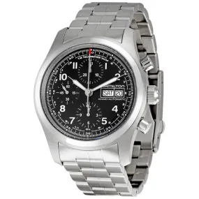 Hamilton Khaki Field Black Dial Chronograph Automatic Men's Watch H71516137