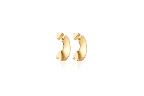 Hidden Heart Ear Jackets (Gold)