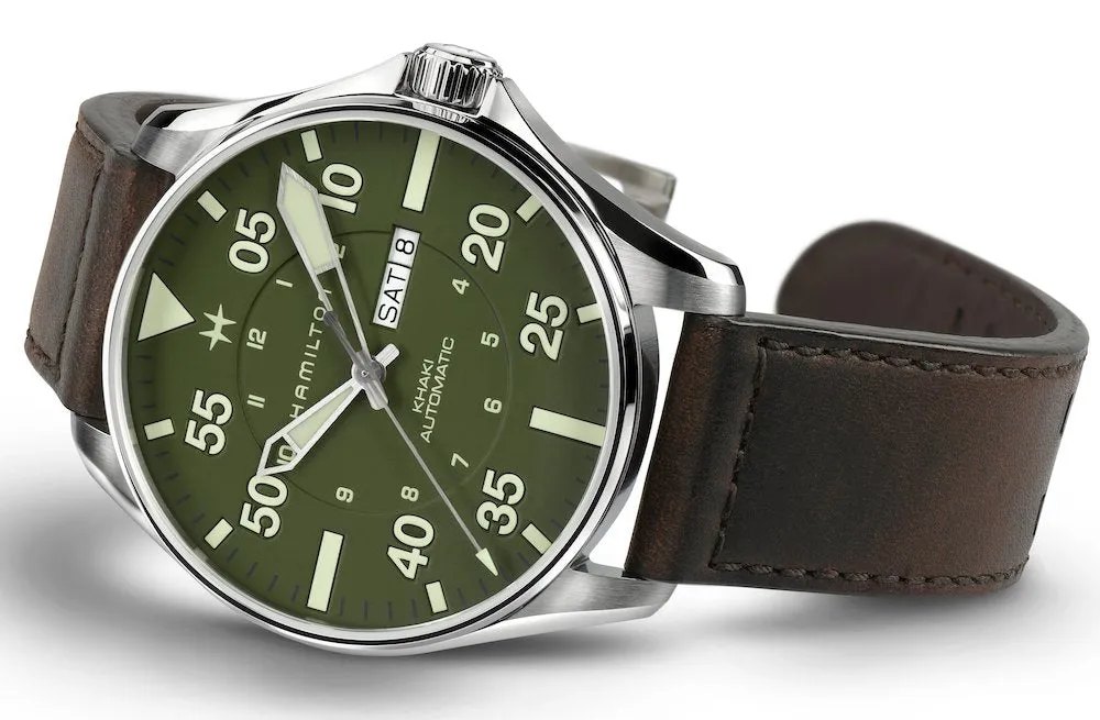 HML Watch Khaki Aviation Pilot Schott NYC Limited Edition