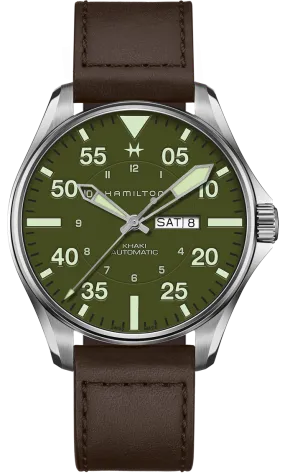 HML Watch Khaki Aviation Pilot Schott NYC Limited Edition