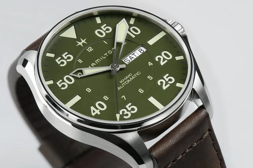 HML Watch Khaki Aviation Pilot Schott NYC Limited Edition