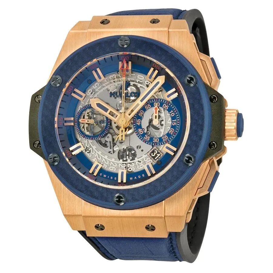 Hublot King Power Special One Automatic Chronograph Skeleton Dial Men's Watch 701OQ0138GRSPO14 701.OQ.0138.GR.SPO14