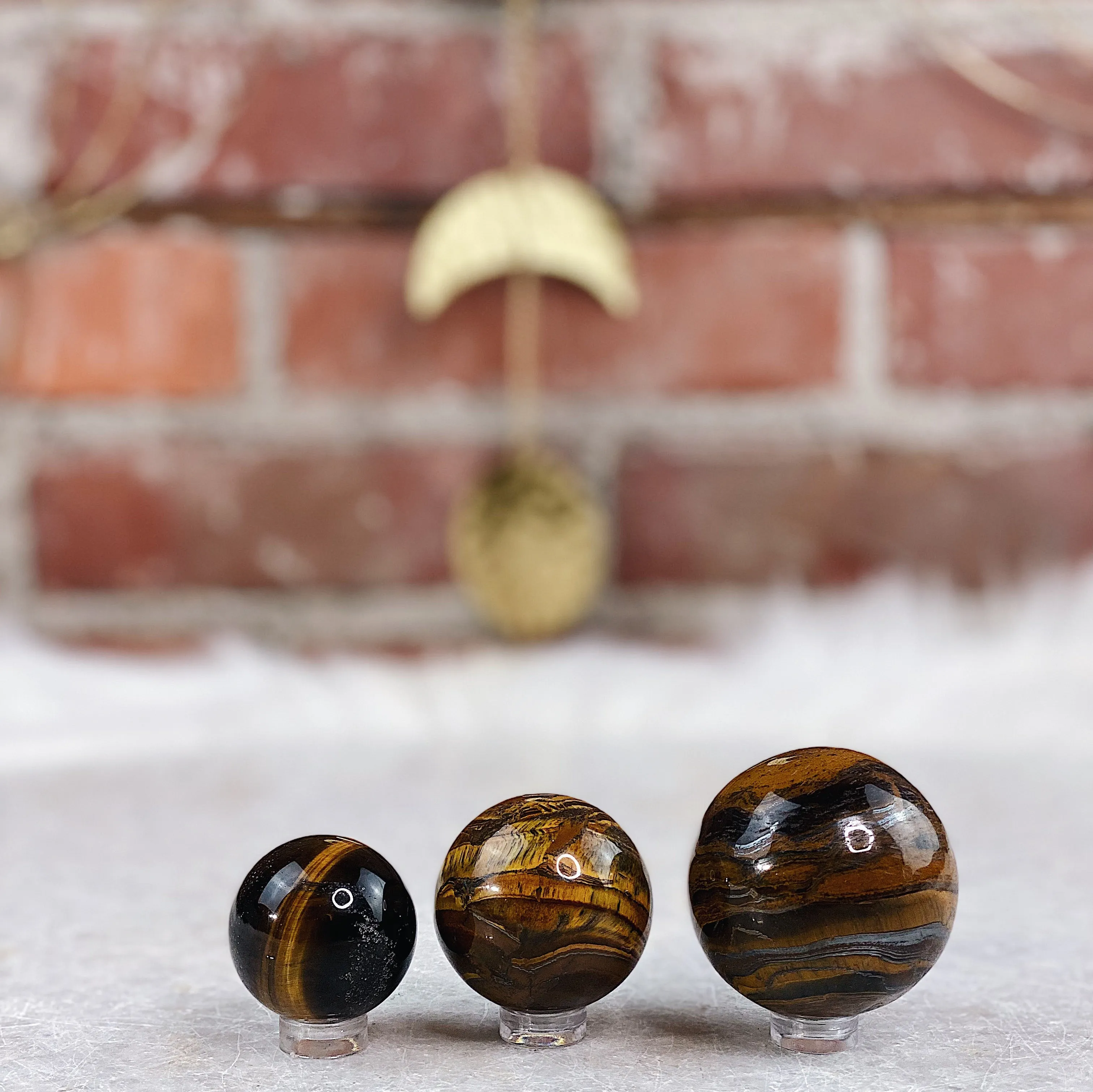 Intuitively Chosen Tiger’s Eye Sphere
