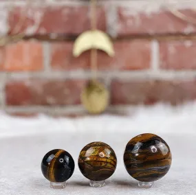 Intuitively Chosen Tiger’s Eye Sphere