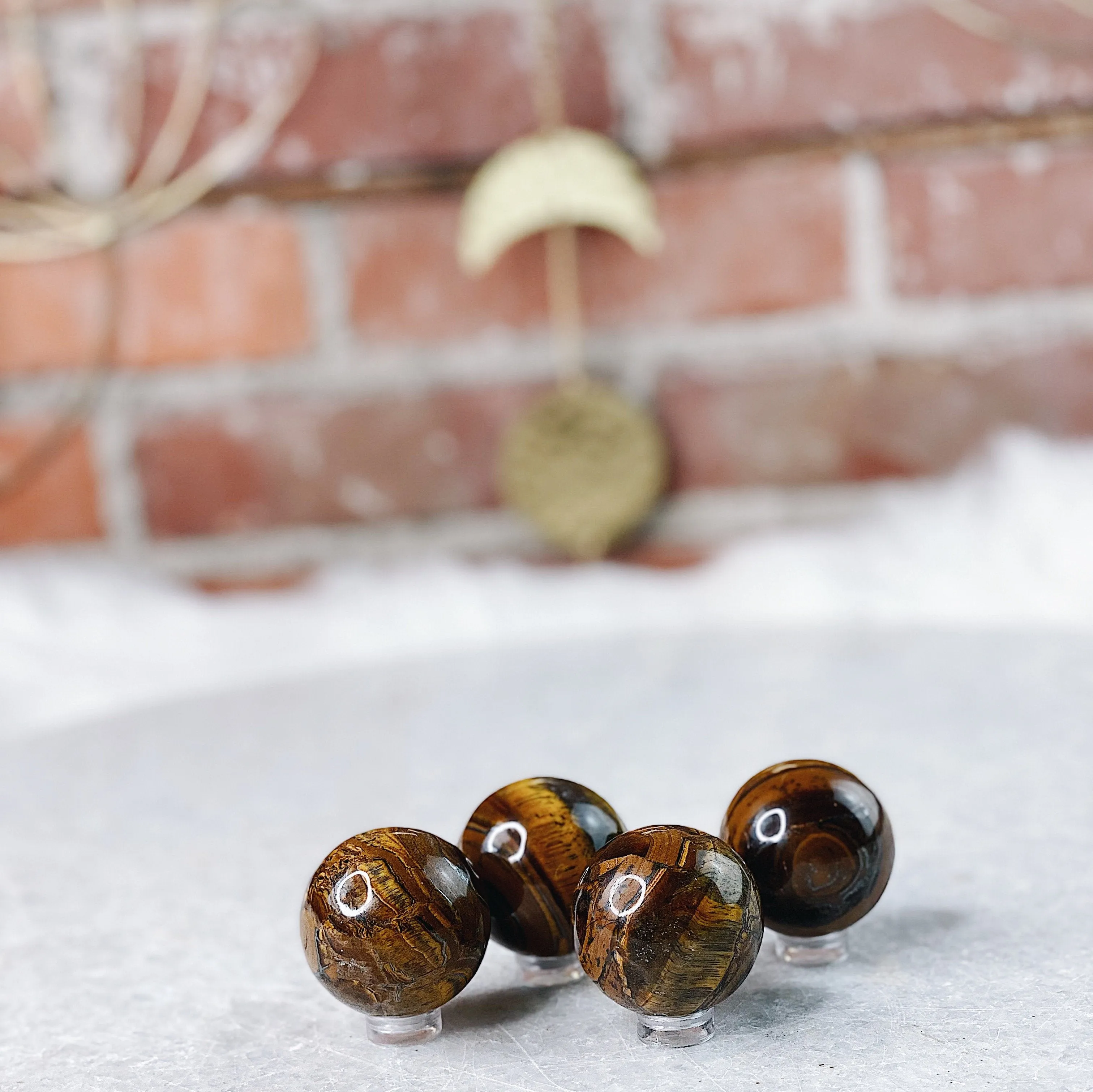 Intuitively Chosen Tiger’s Eye Sphere