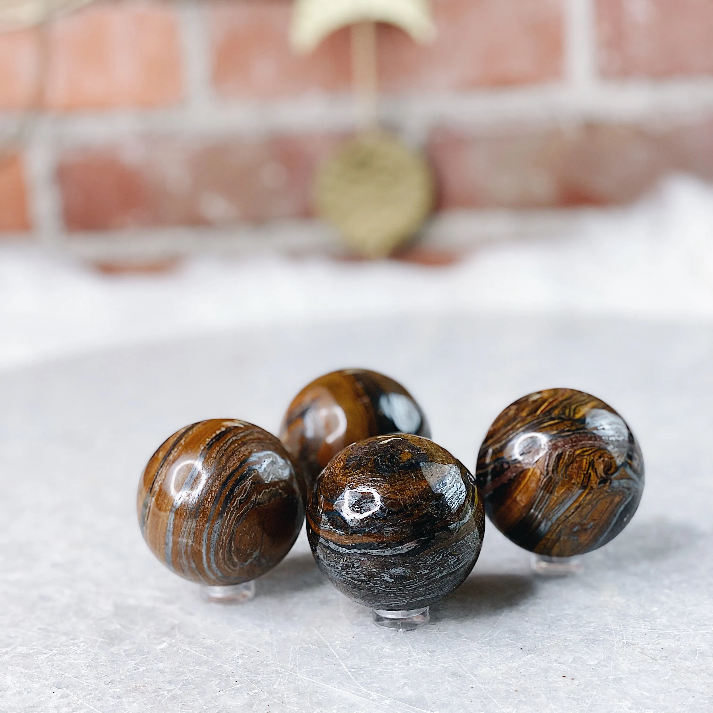 Intuitively Chosen Tiger’s Eye Sphere