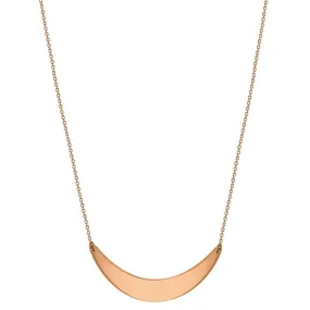 KJ Beckett Crescent Bar Necklace - Rose Gold