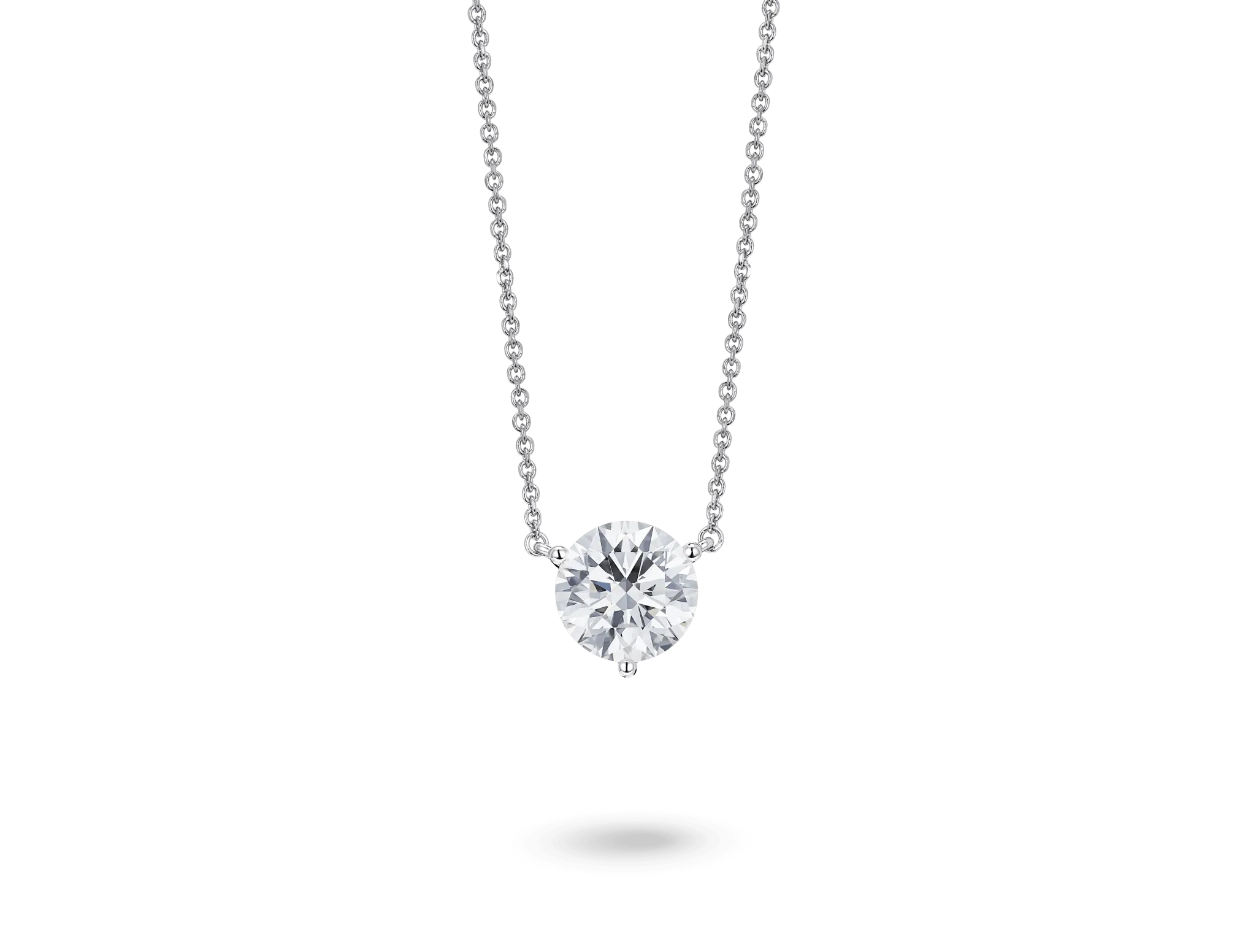 Lab-Grown Diamond 1½ct. Round Brilliant Solitaire Pendant | White