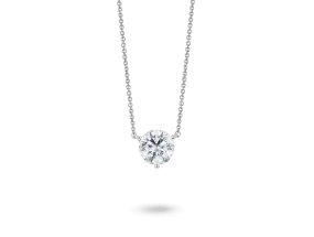 Lab-Grown Diamond 1½ct. Round Brilliant Solitaire Pendant | White