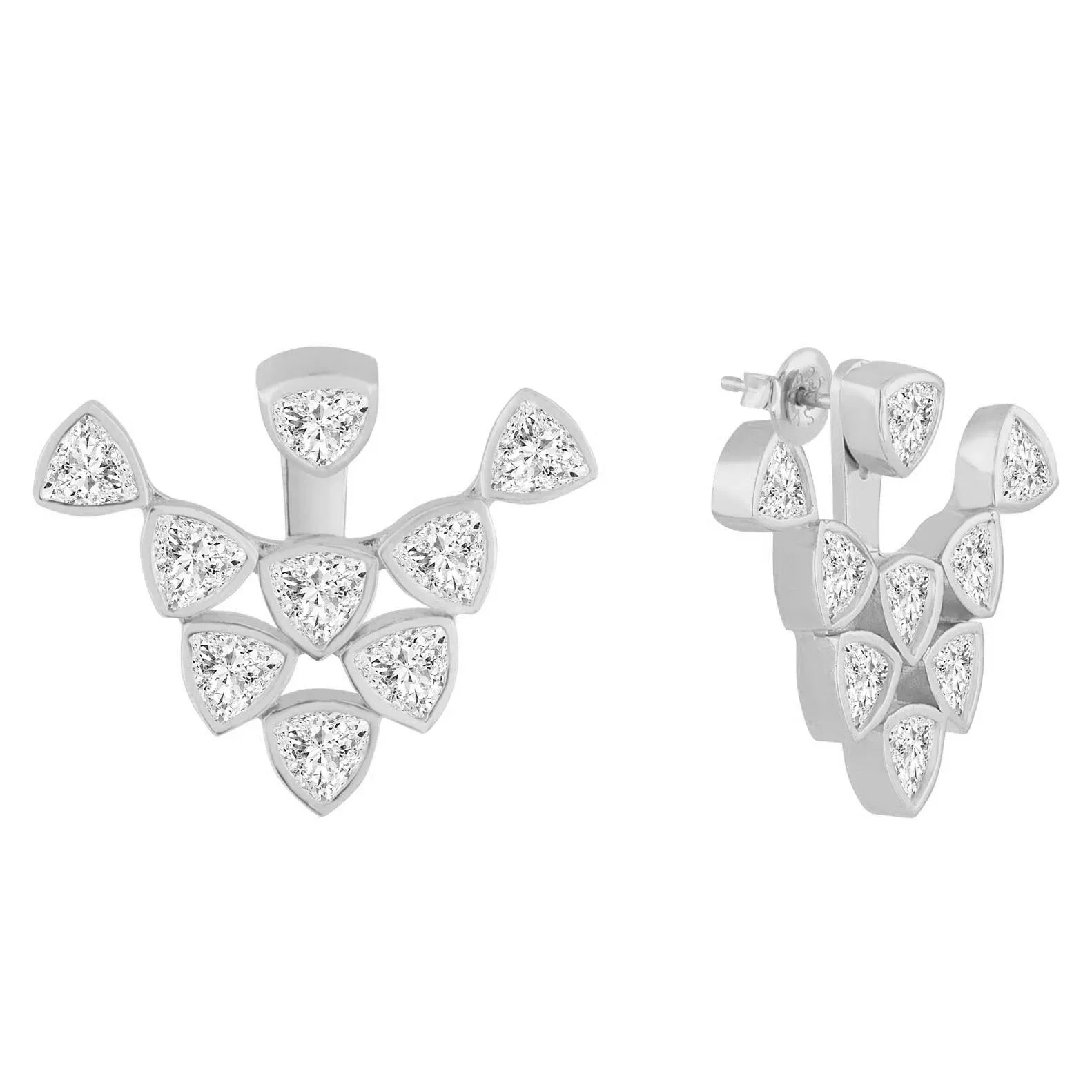 Lily-Rose Crystal Ear Jacket Earrings
