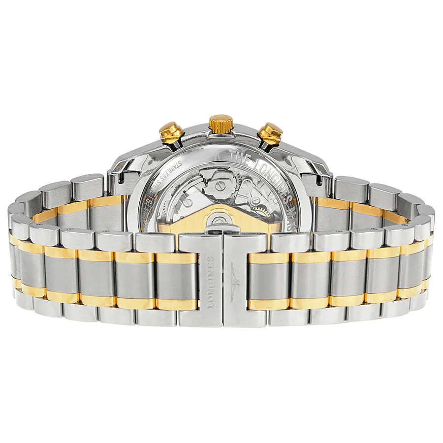 Longines Master Collection Chronograph White Dial Steel and 18k Yellow Gold Men's Watch L26735787 L2.673.5.78.7