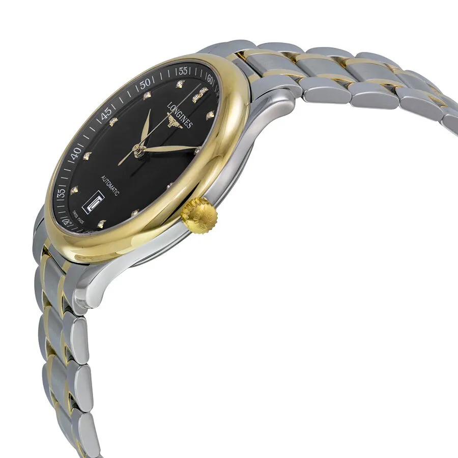Longines The Master Diamond Black Dial Men's Watch L2.628.5.57.7