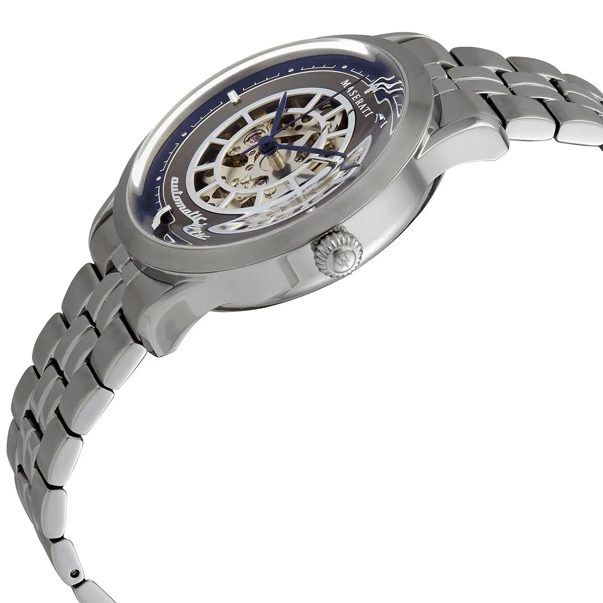 Maserati Ricordo Automatic Grey Skeleton Dial Men's Watch R8823133005